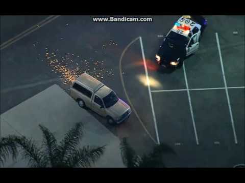 07/13/2016 Los Angeles Police Chase LASD 2016 - Female Carjacking Suspect