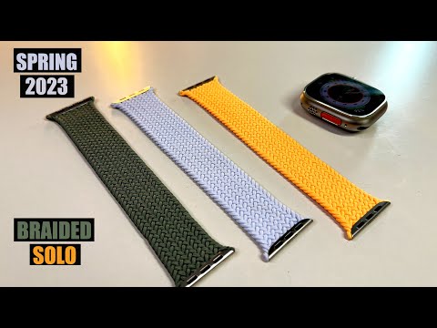 ALL NEW Spring 2023 Braided Solo Bands (ALL COLORS) REVIEW | Apple Watch Ultra | GIVEAWAY !!