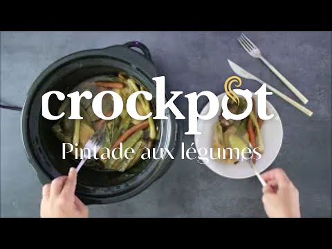 Recette Mijoteuse Crockpot® - Pintade aux légumes #recette #crockpot #recipe