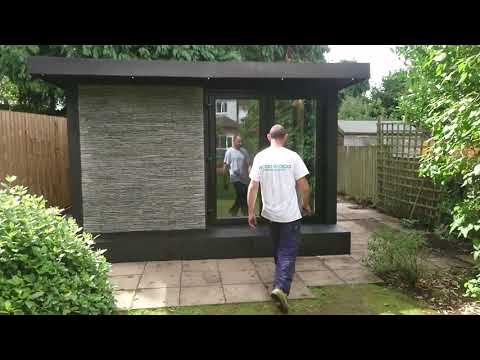 Soundproof garden room demo