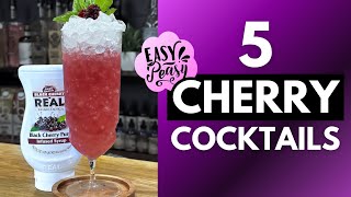 Cherry Cocktails: 5 Easy Recipes (Using Black Cherry Syrup)