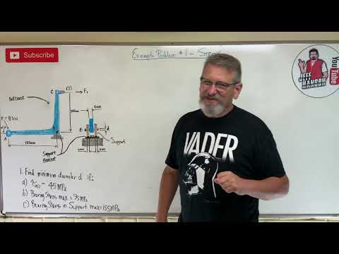 Mechanics of Materials: Exam 1 Review Problem 1, Stress