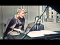 Nat King Cole & Patti Page - Blue Skies & Lullaby of Birdland (in color 1958)