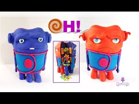 'Oh!' cake from the Dreamworks film Home from Creative Cakes by Sharon
