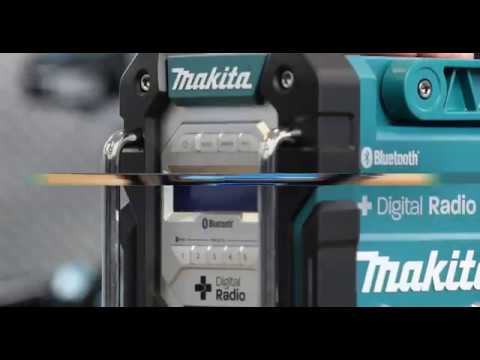 Makita Darbo vietos radijas DMR112 DAB+, Bluetooth  video