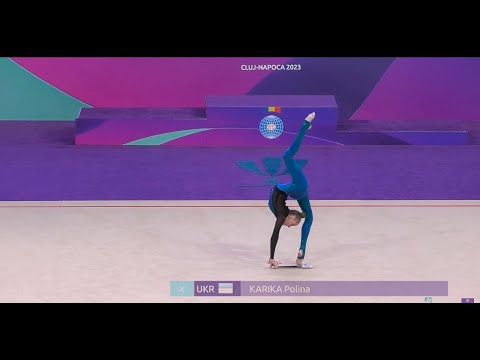 Polina Karika Clubs Qual 29,950 - World Challenge Cup Cluj-Napoca 2023