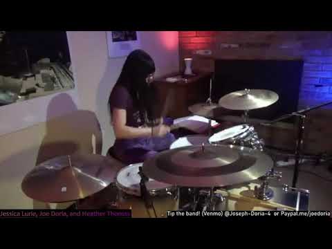 Heather Thomas Bad Coil Drum Solo with Joe Doria and Jessica Lurie