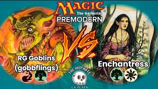 💀🇦🇷MTG PREMODERN PAPER GAMEPLAY➡️NEW VIDEO📽RG Goblins🔴🟢🆚️Enchantress🟢⚪️ #theoldskulllp