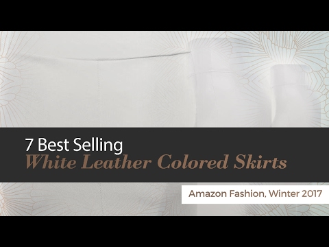 7 Best Selling White Leather Colored Skirts Amazon Fashion, Winter 2017