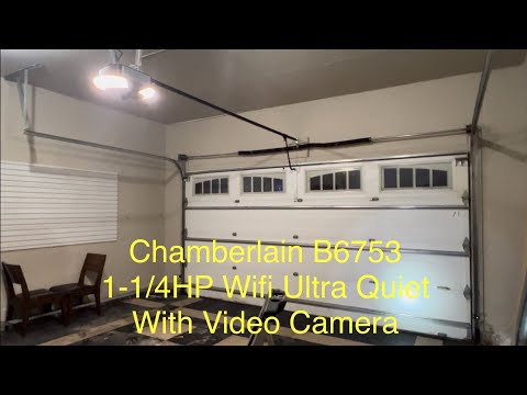 Chamberlain B6753TC 1-1/4HP WIfi Ultra Quiet Garage Door Opener
