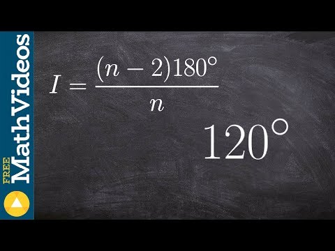 Find the number of sides of a regular polygon, given the measure of one interior ang