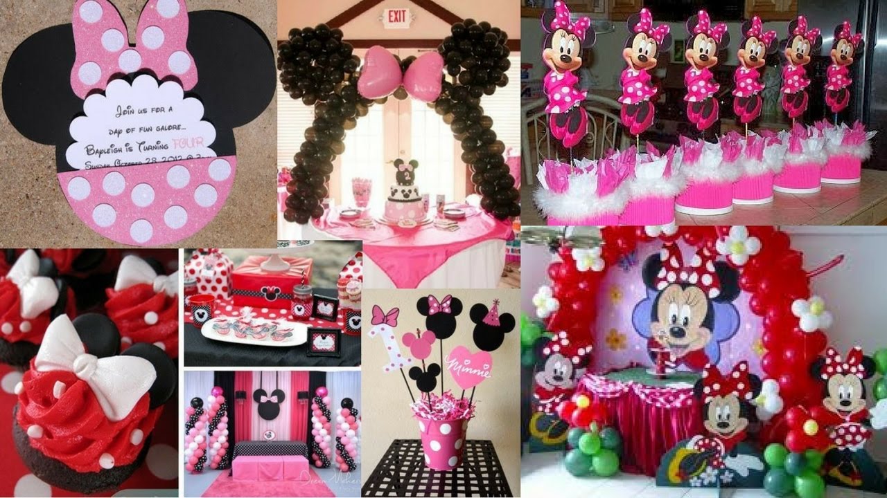 Minnie Mouse - Decoración para fiesta infantil