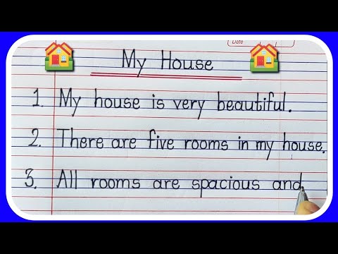 10 lines on my house in english/my house 10 lines in English/my house essay in english