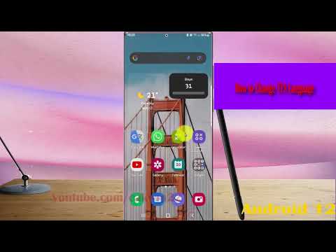 Samsung Galaxy S22 Ultra : How to Change TTS Language