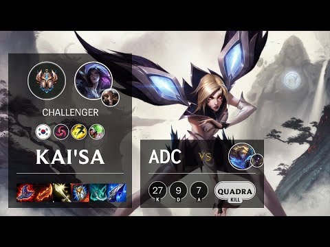 Kai'Sa ADC vs Ezreal - KR Challenger Patch 10.12