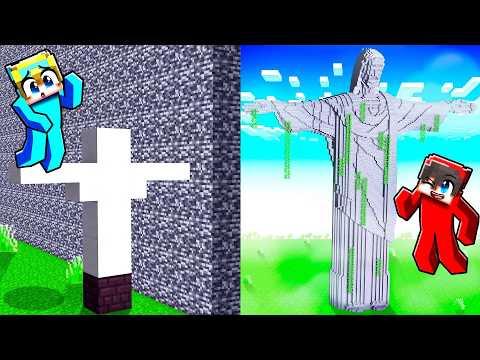 10 Seconds vs 1 Hour STATUE Build Challenge!