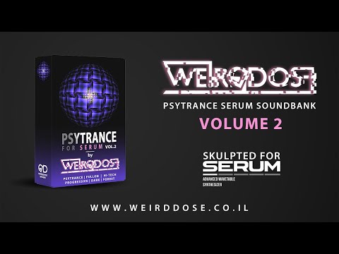 My favorite psytrance leads from 'WEIRDDOSE PSYTRANCE SERUM PRESETS V.2'