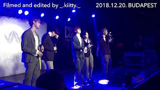 VAV-So In Love Senorita Tour IN BUDAPEST 20181220 FANCAM