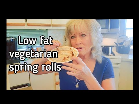 Vegetarian spring rolls