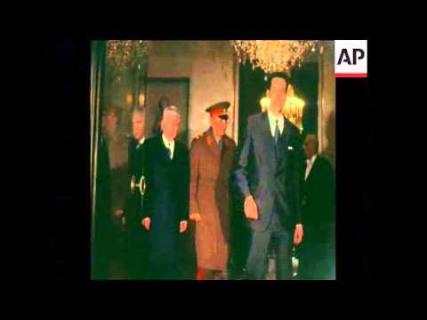 SYND 1-12-72 SOVIET DEFENCE MINISTER GRECHKO VISITS PARIS