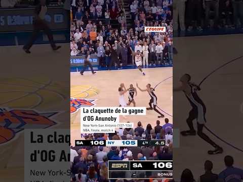 😳🏀 Cette fin de match de folie en finale NBA ! #spurs #knicks #nba