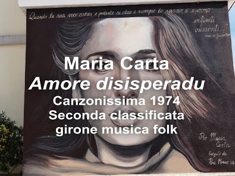 Disisperada - Amore disisperadu - Maria Carta