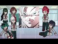 Class 1A 𝙧𝙚𝙖𝙘𝙩 𝙩𝙤 Super Saiyan Blue Goku Dragonball Deku MHA BNHA Gacha Life