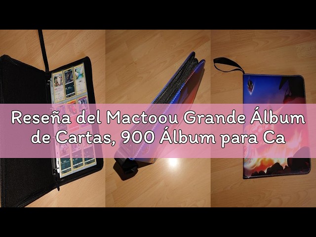 Vídeo relacionado con Album Cartas - 900 Cartas - Album cromos - Album de Cartas Coleccionables - Regalo Ideal