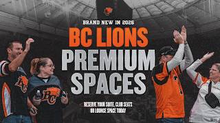 New BC Lions Premium Seating