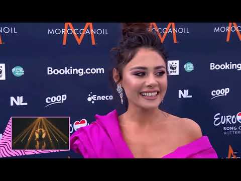 Samira Efendi @ Eurovision 2021 Turquoise Carpet Opening Ceremony |Interview