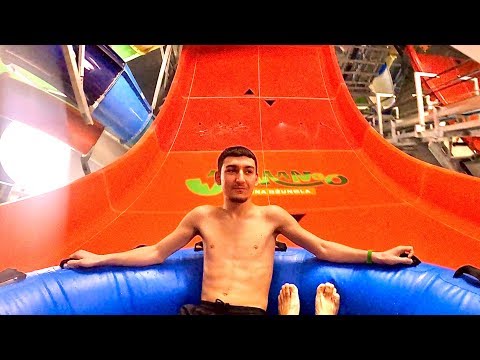 Hunters Raft Race Waterslide at Suntago Waterpark Park of Poland