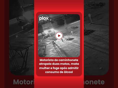Caminhonete atropela e mata motociclista em Goiás