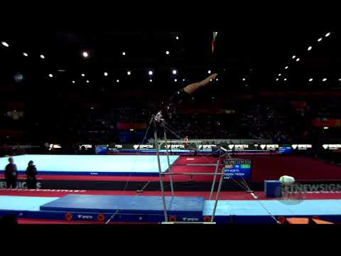 MADSEN Laney (BUL) - 2019 Artistic Worlds, Stuttgart (GER) - Qualifications Uneven Bars