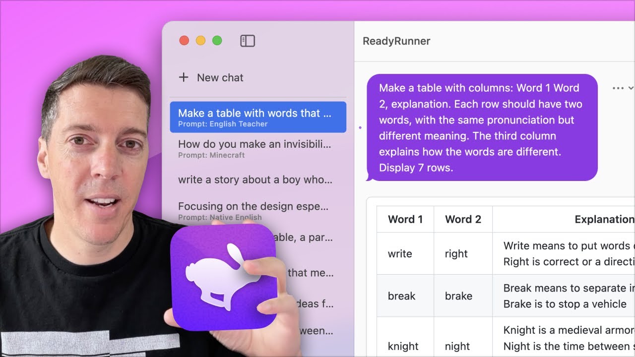 Introducing ReadyRunner: ChatGPT-powered app for desktop