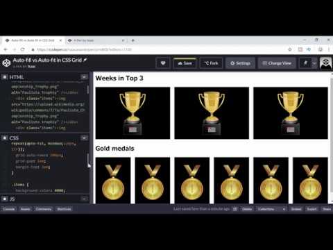 Autofit vs Autofill in CSS Grid layouts