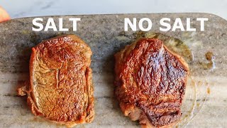 Why I STOPPED Salting my STEAKS (and YOU should DO IT too)