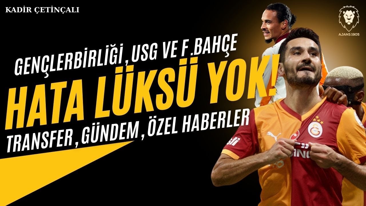 HATA LÜKSÜ YOK! | Galatasaray'ın Kritik Dönemi! Galatasaray Ne Yapacak? Transfer, Sakatlık, Gündem