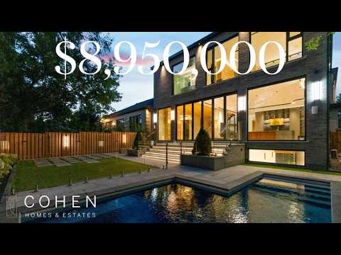 Touring an $8.95M Modern Masterpiece in Toronto’s Lytton Park | 60 Alexandra Wood Luxury Home