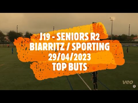 Résumé J19 R2 SENIORS: BIARRITZ VS SPORTING (29/04/2023)
