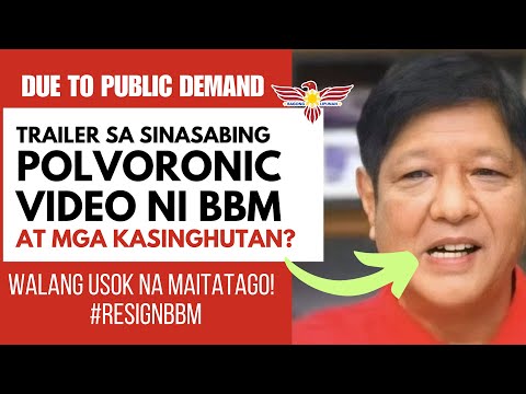 DUE TO PUBLIC DEMAND: Trailer sa sinasabing POLVORONIC VIDEO ni BBM & kasinghutan? [Analysis Replay]