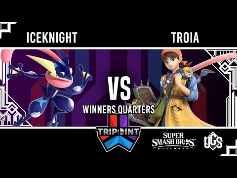 Tripoint Smash 195  -  Winners Quarters  -  IceKnight(Greninja) Vs. Troia(Hero)