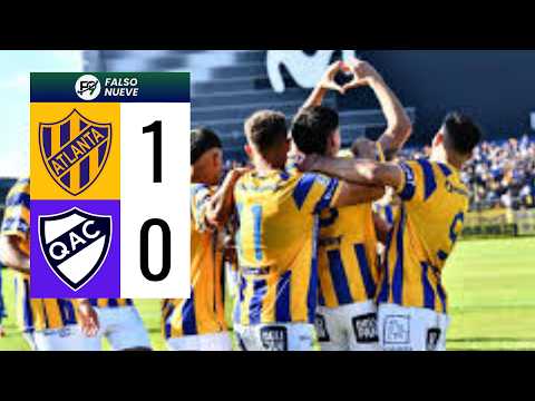 ✅ ATLANTA VENCE 1-0 A QUILMES POR PRIMERA NACIONAL 🏆