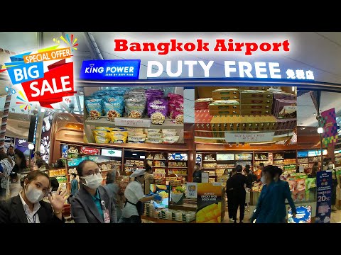 Grande Oferta Grande Venda!!Seção Duty Free, Aeroporto Suvarnabhumi Bangkok I Chocolates, Doces, Bebidas