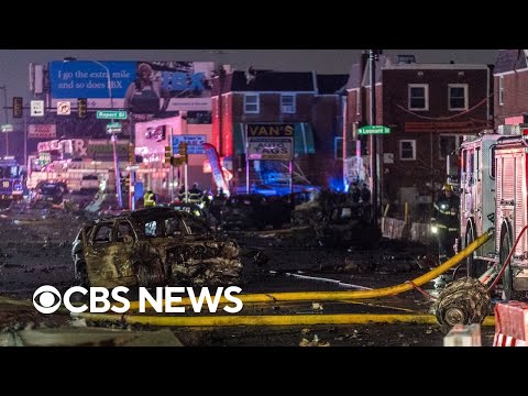 Breaking News: Small plane crashes in Philadelphia, multiple houses on fire