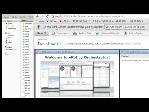 Getting Started with McAfee ePolicy Orchestrator - YouTube