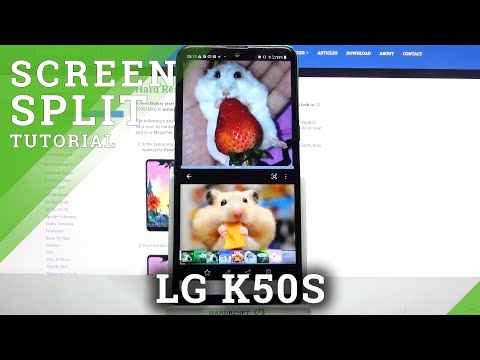 Activate and Use Split Screen Function - Multitask of LG K50S