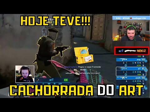 CACHORRADA DO ART pra cima da PaiN - art operou o Nekiz