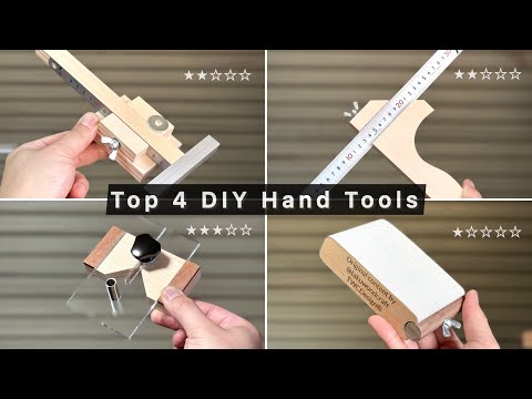 Top 4 DIY Hand Tools to Make When You Start Woodworking