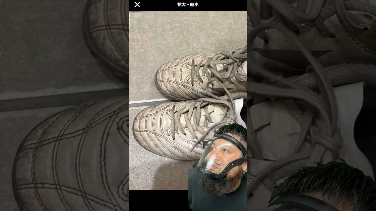 某アプリ黒擦切トレシュー綺麗にします👟🧼 #asmr 解説→コメント欄👨🏼‍🏫💬