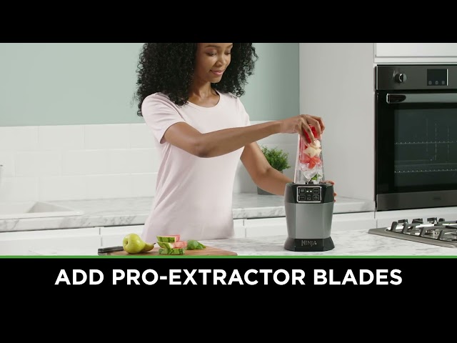 Ninja Personal Blender with Auto IQ and 2 Bottles - Grey